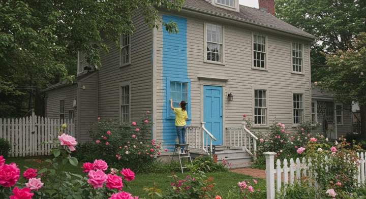 peinture façade